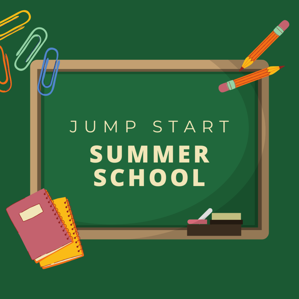 jump start summer school graphic